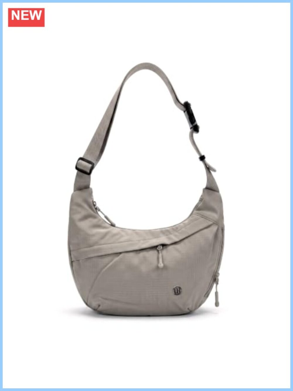 Nylon Crescent Crossbody Bag Ultralight Hobo Sling Purse